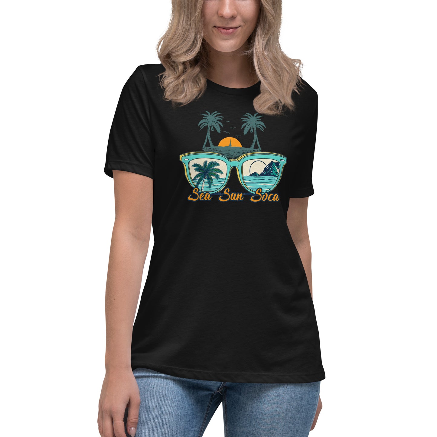 Sea Sun Soca Women's Relaxed T-Shirt