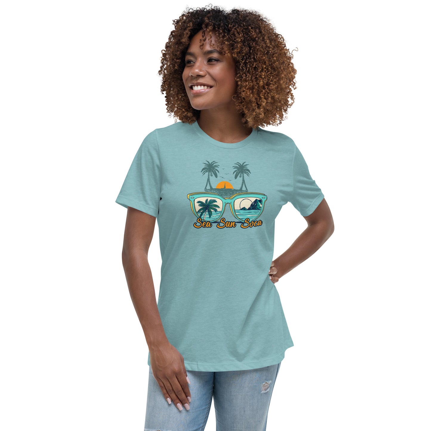 Sea Sun Soca Women's Relaxed T-Shirt