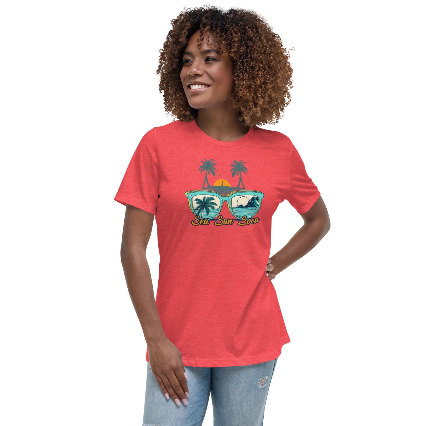 Sea Sun Soca Women's Relaxed T-Shirt