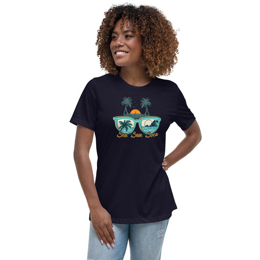 Sea Sun Soca Women's Relaxed T-Shirt