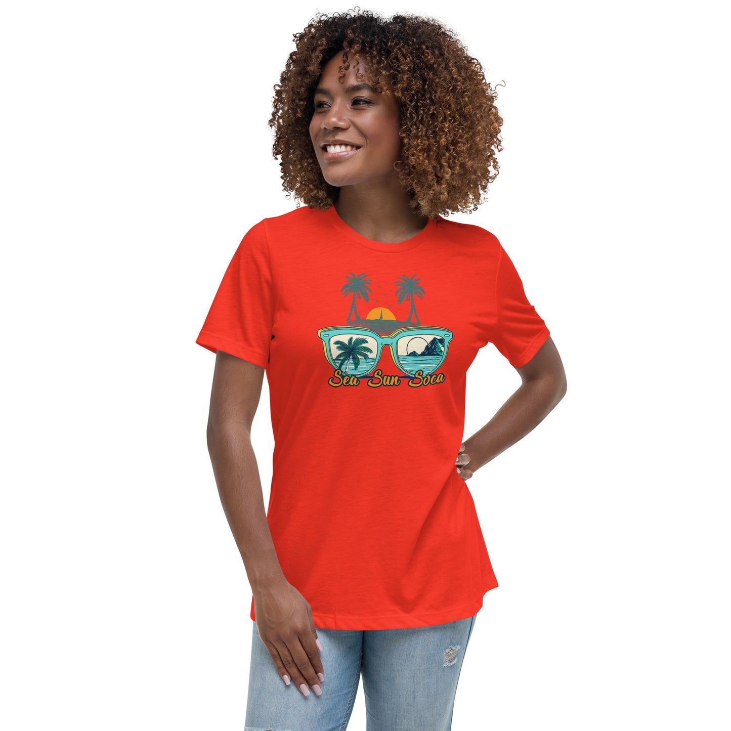 Sea Sun Soca Women's Relaxed T-Shirt