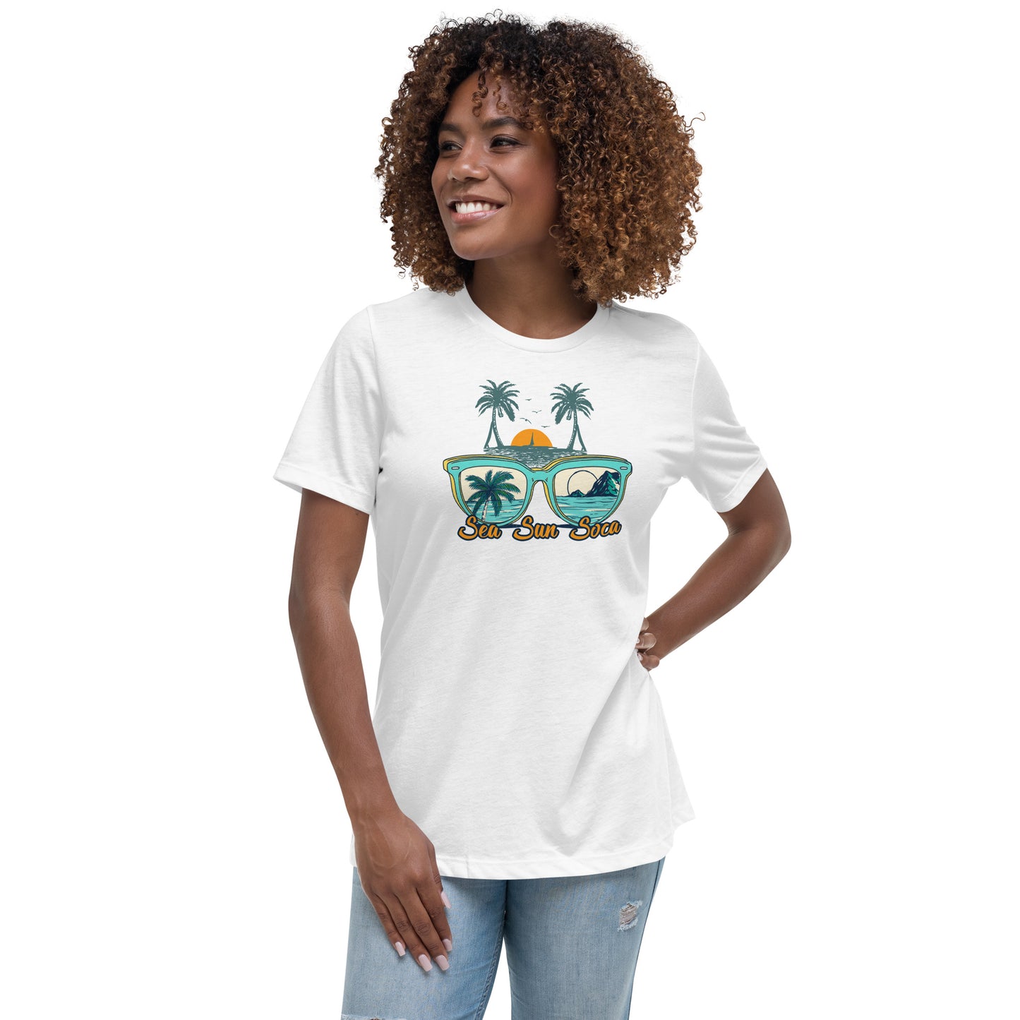 Sea Sun Soca Women's Relaxed T-Shirt